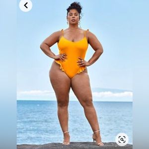 NEVER WORN/NEW Plus Size Tabria Majors/FTF Collaboration 1-Piece Bathing Suit